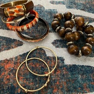 8pc Layering Bangle Bracelet Set